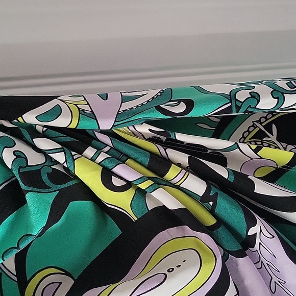 Intempo ruched faux wrap dress. LARGE vGUC - Picture 2 of 4